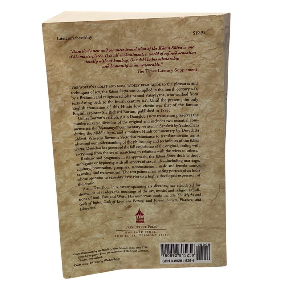 The Complete Káma Sútra By Alain Daniélou 1994 Paperback - Picture 2 of 16